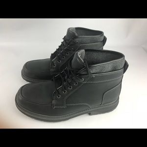 Thom McAN Kapone Mid Top Boot Lace Black Leather